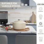 Miereirl 6 Quart Enameled Dutch Oven Pot - Image 4