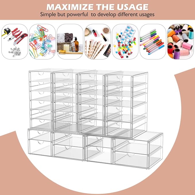 caktraie Makeup Organizer Storage - Image 6