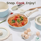 Chef Power Ceramic Nonstick Pots and Pans Set 19 Piece - Image 7