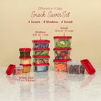 IRIS USA 24 PC Plastic Food Storage Containers - Image 2
