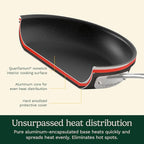 Cuisinart Chef's Classic™ Nonstick Hard Anodized 17 Piece Set w/Tempered Glass - Image 5
