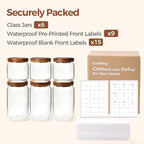 ComSaf 6PCS Glass Pantry Storage Container - Image 8