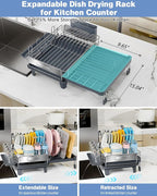 Expandable Dish Drying Rack, Dish Racks - Image 2