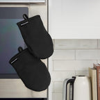 KITCHENAID Gourmet Series Gridlines Mini Oven Mitts 2-Pack Set, Heat Resistant - Image 5