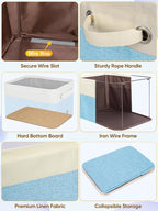 BALEINE 4 Pack Fabric Closet Storage Bins - Image 6