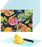 6Pcs Sublimation Cutting Board Blanks, 11x8 Inch Tempered Glass Sublimation by ToBeAce