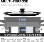 Anaeat Silicone Universal Lid for Pots, Pans and Skillets - Image 4