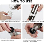 Original Stainless Steel Pepper Grinder or Salt Mill 1pk - Image 3