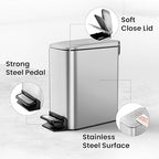 Cesun Small Bathroom Trash Can - Image 3