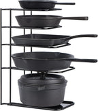 Toplife Heavy Duty Pan Organizer, 5 Tier Pot and Pan Organizer Rack by Toplife