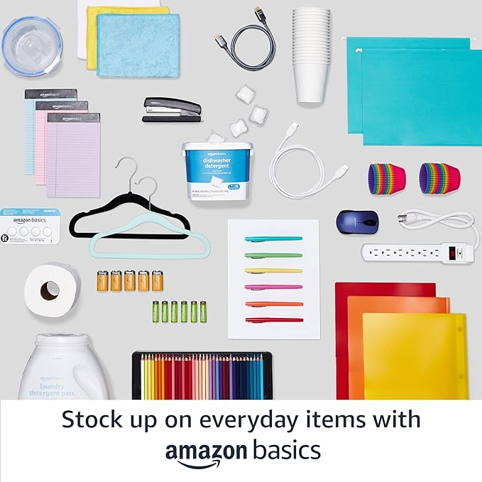Amazon Basics 3-Shelf Adjustable Heavy Duty Steel Wire Rack Storage Shelving - Image 7