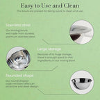 OCS Parts 8 Quart Mixing Bowls | Set of 2 | 13.25-Inch Stainless Steel - Image 7