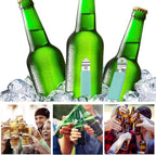 3 Pieces Magnetic Bottle Openers Can Opener Classic Beer Opener Stainless Steel - Image 6