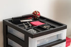 IRIS USA Plastic Drawer Storage Organizer Rolling Cart, - Image 9