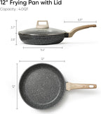 CAROTE Non Stick Frying Pan Skillet, Egg Pan Omelet Pans, Granite Cookware - Image 2