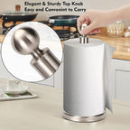 Kalitro Paper Towel Holder Countertop, Standing Paper Towel Roll Holder - Image 3