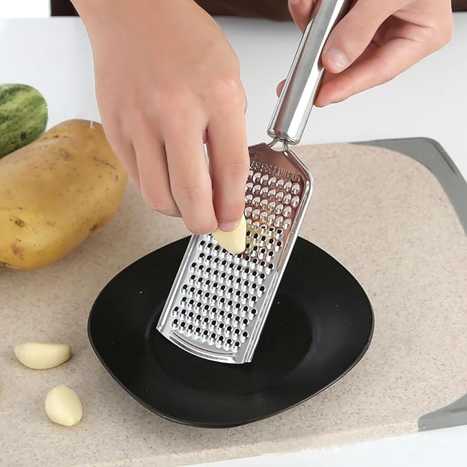 Cheese Grater, 9.4 Inch x 2.2 Inch Stainless Steel Vegetables Zester - Image 4