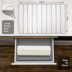 Large Stone Dish Drying Mat for Kitchen Counter, Collapsible Quick Drying Dish - Image 5