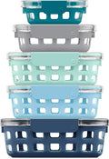 Ello Duraglass Mixed Meal Prep Sets Leak-Proof Glass Food Storage Containers by Ello