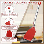 Vayvnt 4 PCS Silicone Kitchen Utensils, Large Cooking Utensils Set - Image 3