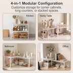 Set of 2 Cabinet Organizers 12.6''W 44 LBS Load Capacity Heavy Duty Kitchen - Image 6