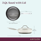Anolon Achieve Hard Anodized Nonstick Sauté Pan - Image 2
