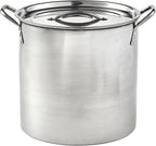 IMUSA 16Qt Stainless Steel Stock Pot by VisitIMUSA