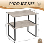 NEX Kitchen Cabinet and Counter Shelf Organizer, Shelf Riser - Image 3