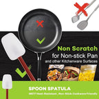 Kitchy Silicone Rubber Spatula and Spoon Set - Image 2