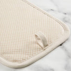 KitchenAid Gingham Pot Holder 2-Pack Set, Milkshake Tan - Image 4