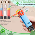 3 in 1 Cup Lid Cleaning Brush, Home Kitchen Crevice Brush, Portable Bottle - Image 3