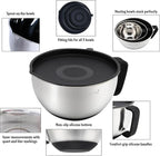 Rorence Stainless Steel Non-Slip Mixing Bowls - Image 5