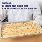 BIEAMA 12 Pack Full Size 26" x 18" Aluminum Baking Sheet Pan Perforated - Image 7