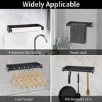 Under Cabinet Paper Towel Holder, Adhesive or Drill Mount Paper Towel Holder - Image 4