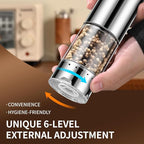 Rechargeable Salt & Pepper Grinder Set - Image 2