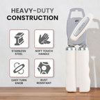 Zulay Kitchen Heavy Duty Stainless Steel Can Opener Manual - Image 3