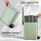 TIPGO Slim Bathroom Trash Can - Image 3