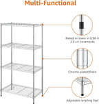 Amazon Basics 4-Shelf Adjustable Storage Shelving Unit - Image 7