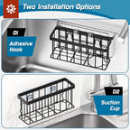 MURLONG Sponge Holder for Kitchen Sink, Sink Caddy Organizer - Image 3
