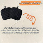Oven Mitts and Pan Racks 4-Piece Set, Extended Kitchen Oven Mitts and Pan Racks - Image 3