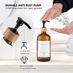 Amber Glass Soap Dispenser - Image 5