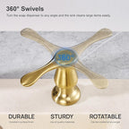 GAGALIFE Kitchen Sink Soap Dispenser Gold, Built in Soap Dispenser - Image 4