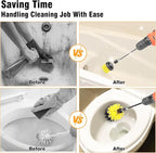 8 Pcs Drill Brush Attachment Set, Power Cleaning Scrub Brush Kit - Image 5