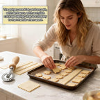 Pastry Wheel Cutter, 2 Inch Ravioli Cutter - Image 2