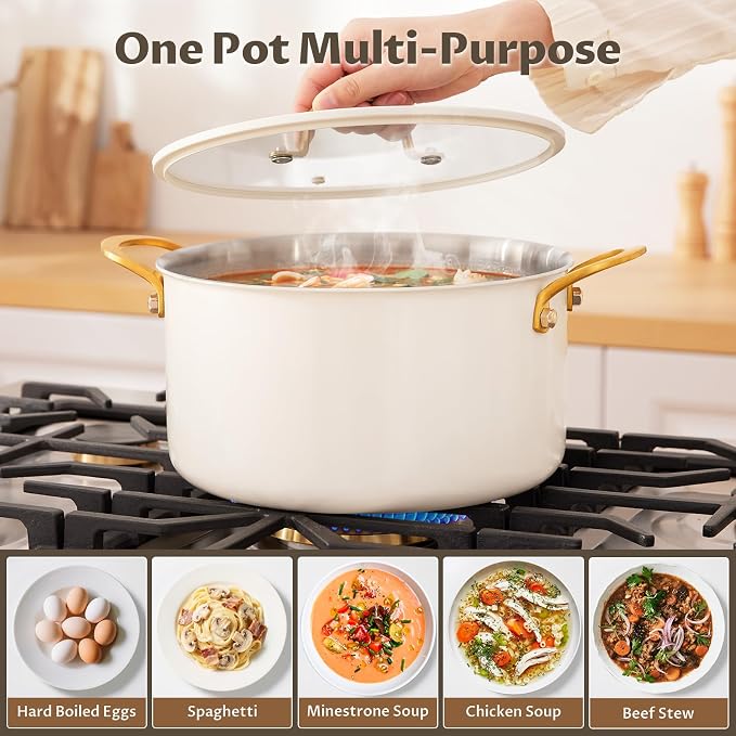 BEZIA 6 QT Stainless Steel Stockpot - Image 5