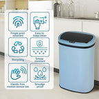 Dkeli Kitchen Trash Can for Bathroom Bedroom Home Office Automatic Touch Free - Image 2