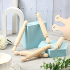 20 Pieces Mini Rolling Pin for Crafts 5.5 Inches Long Wooden Dough Roller Small - Image 7