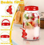 Havawish 2 Pcs 1 Gallon Plastic Beverage Dispenser - Image 2