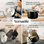Cooler Concepts Pasta Pot with Strainer Lid - Image 6
