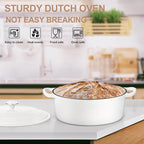 E-far 7QT Oval Dutch Oven Pot - Image 7
